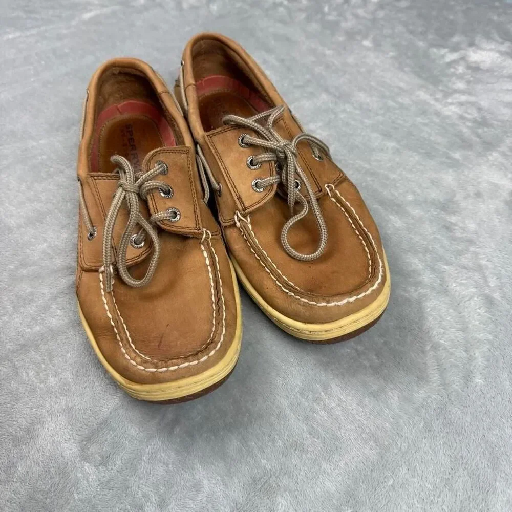 Sperry Men's Brown and Tan Boat-shoes